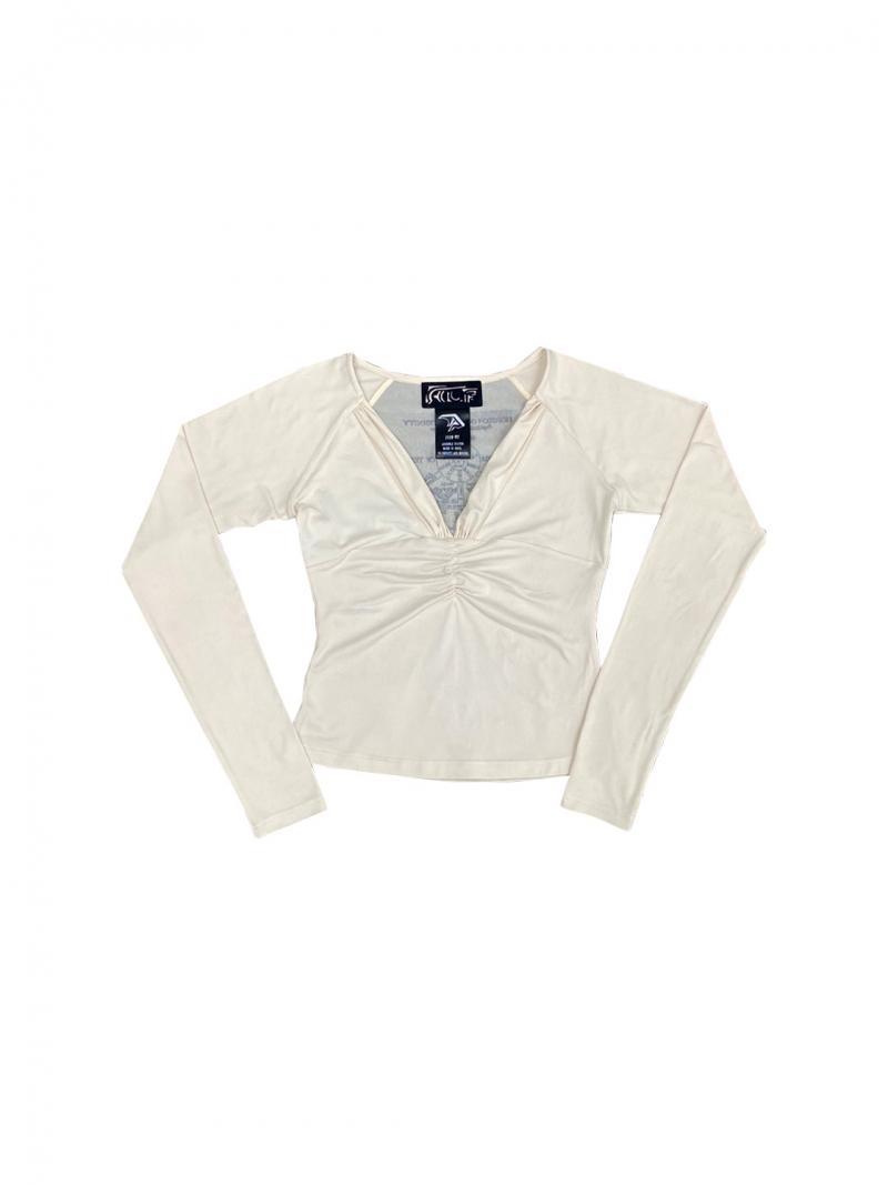 KABBALAH MESH TOP [ IVORY ]