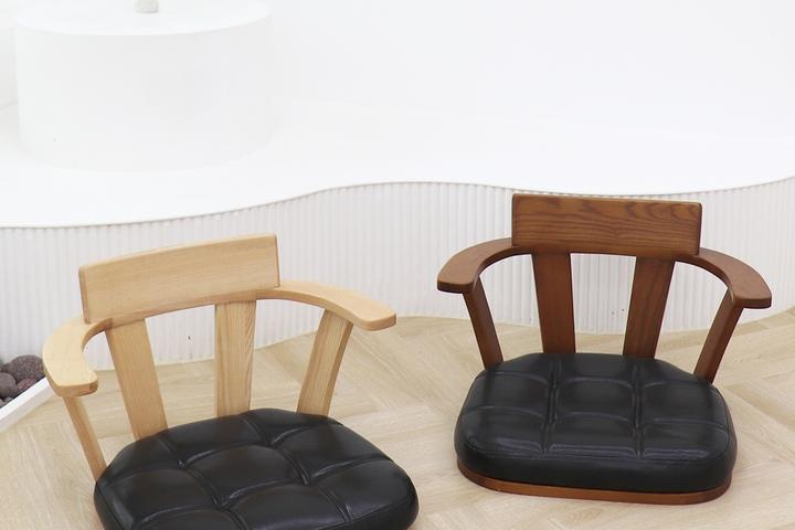 에스원 원목 팔걸이 코타츠 좌식의자 2종