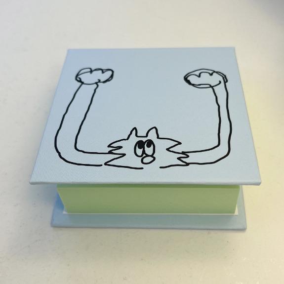 Peter Memo BookWith Open Arms Post-it