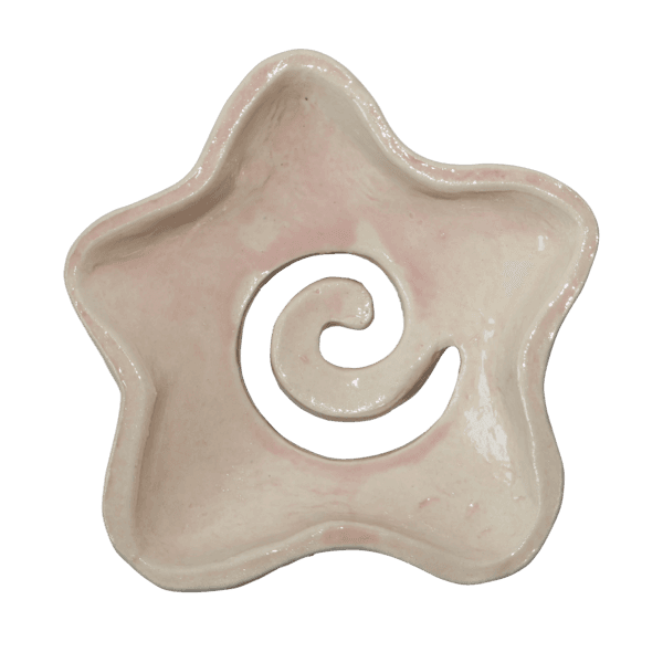 Swirling star soap tray