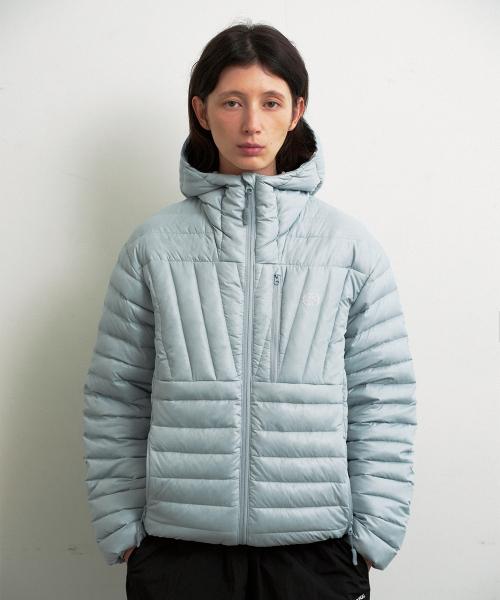 LIGHT HOODED DOWN PUFFER BLUE(MG2EWMB903A)