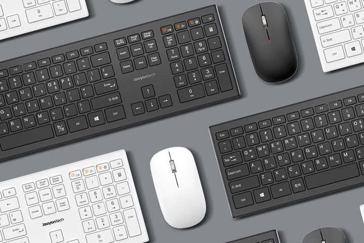 JKM160 무선 키보드 마우스 펜타그래프 화이트