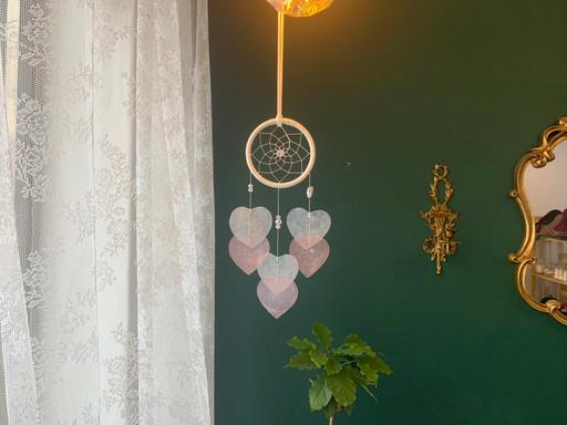 💕귀요미 하트 자개 드림캐쳐 도어벨