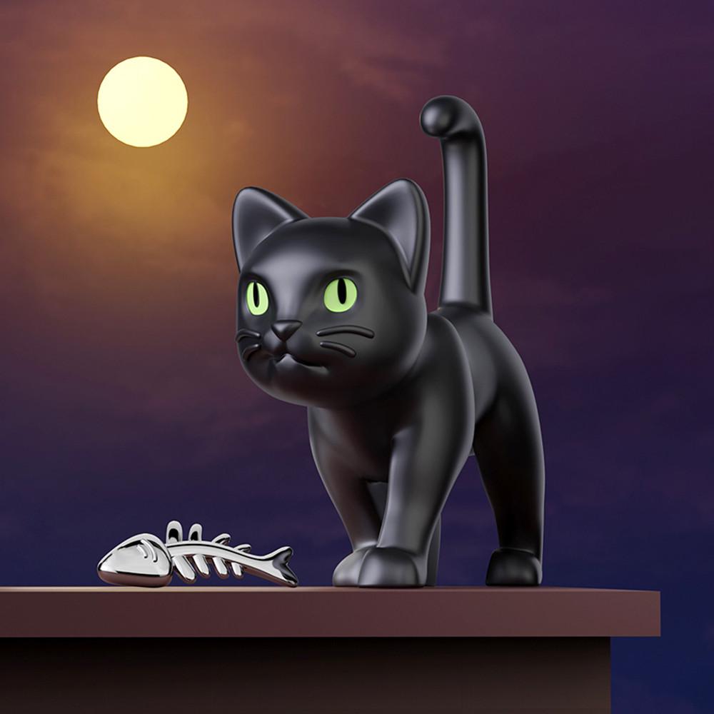 메타모포스 벨기에 키링 검은고양이 (Black-블랙)