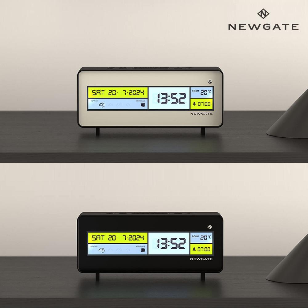 뉴게이트 퓨처라머 모던 LCD 알람 탁상 시계 Newgate Futurama