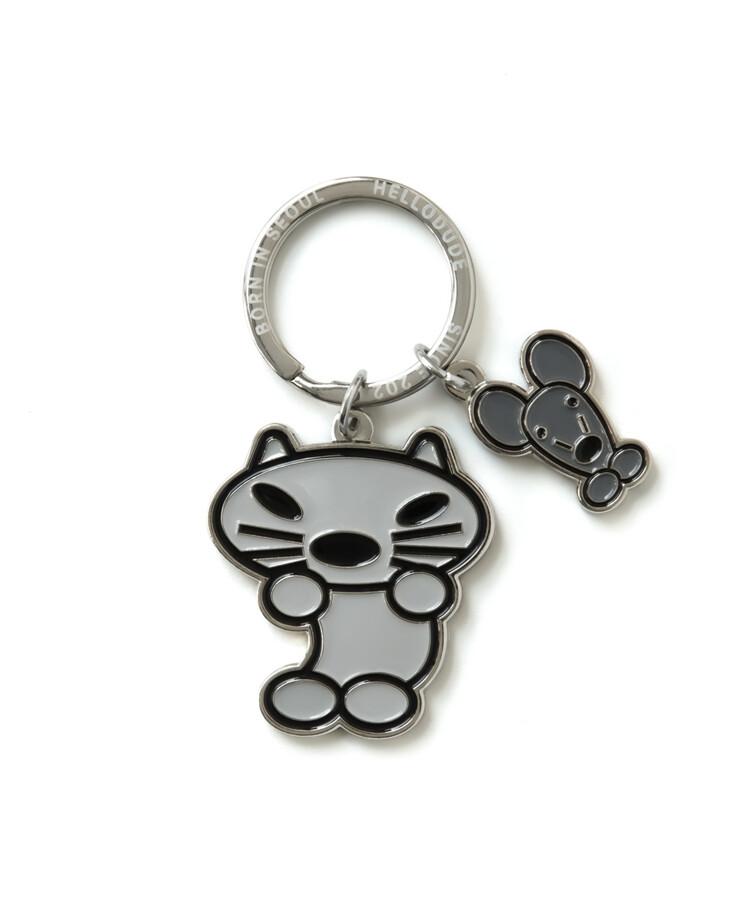 Metal Keyring - Cat & Mouse 1