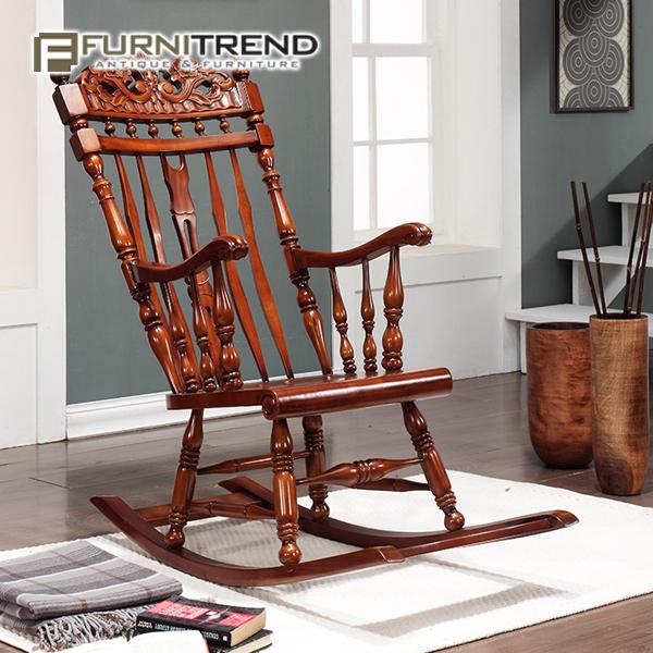 엔틱가구 러블리 원목 흔들의자