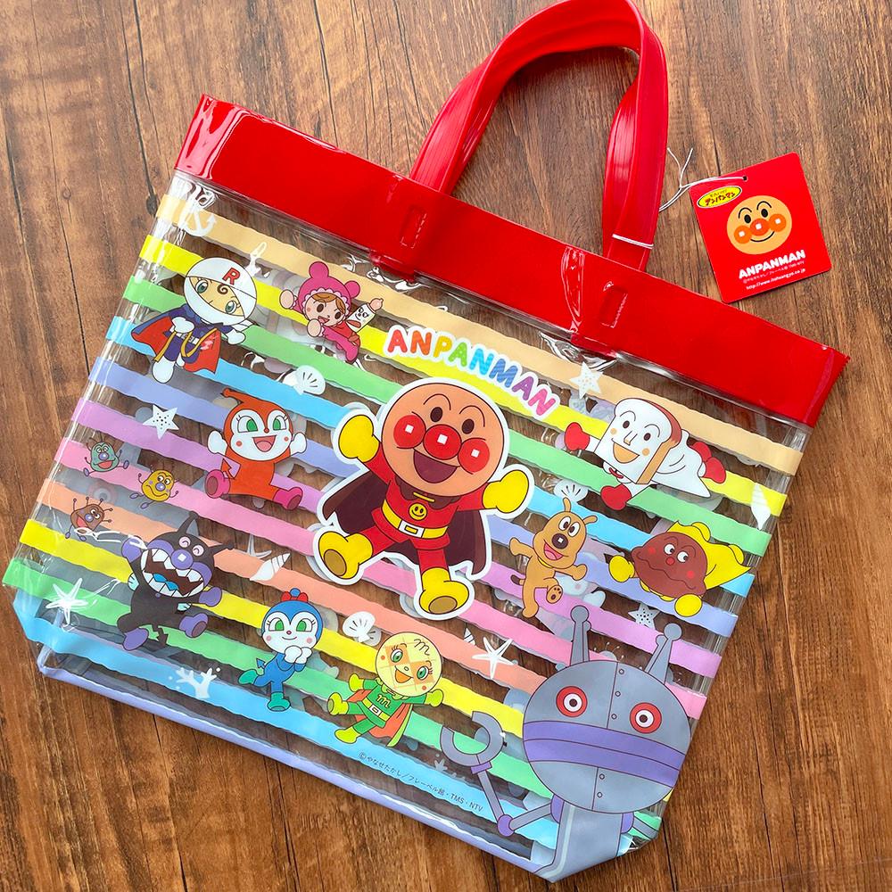 호빵맨 캐릭터 비치백 수영가방 (New Design/투명)