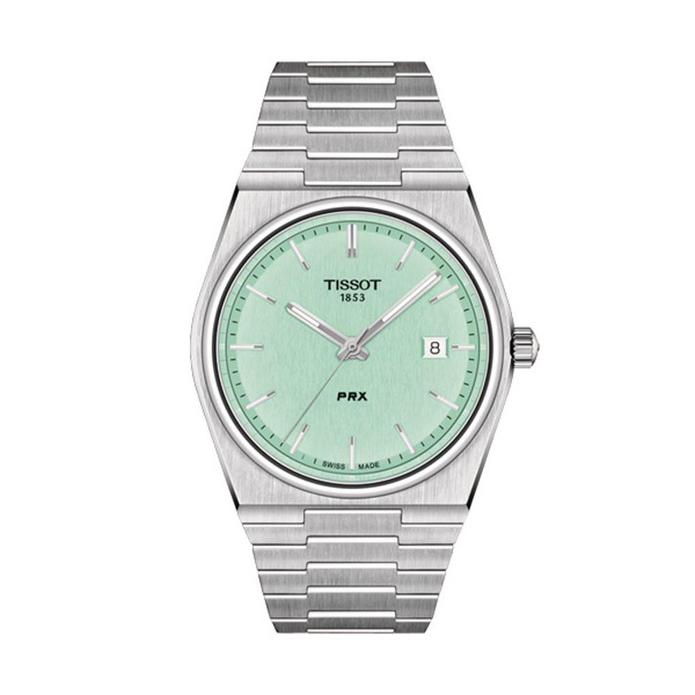 티쏘 남성 메탈 시계 PRX 40 쿼츠 T137.410.11.091.01