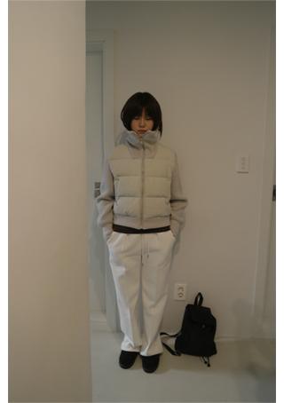 concise knit padding (3colors)