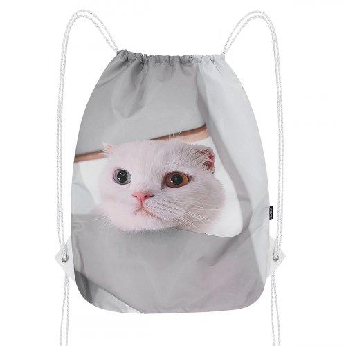 Mesh Panel Drawstring Bag (MANDOO)