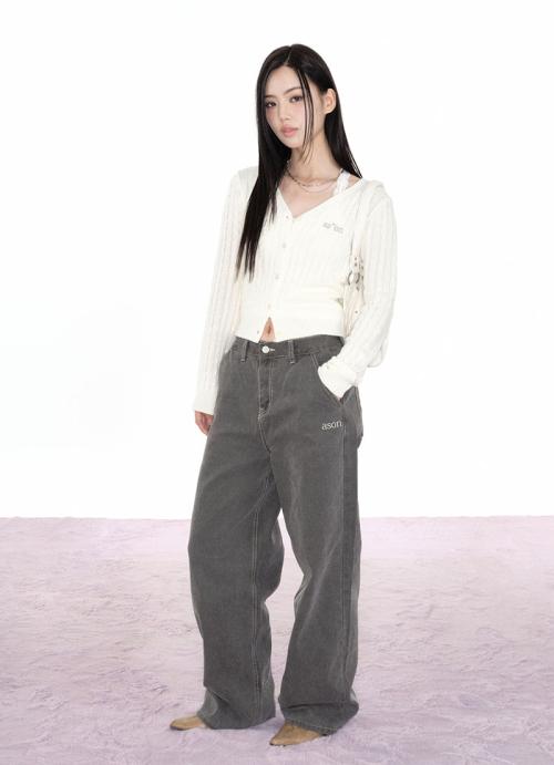 SMOG WIDE PANTS / GRAY