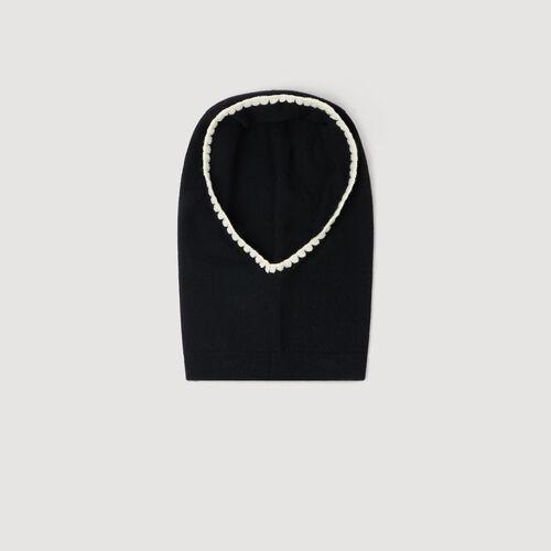 Cagoule en maille côtelée | Sandro FR