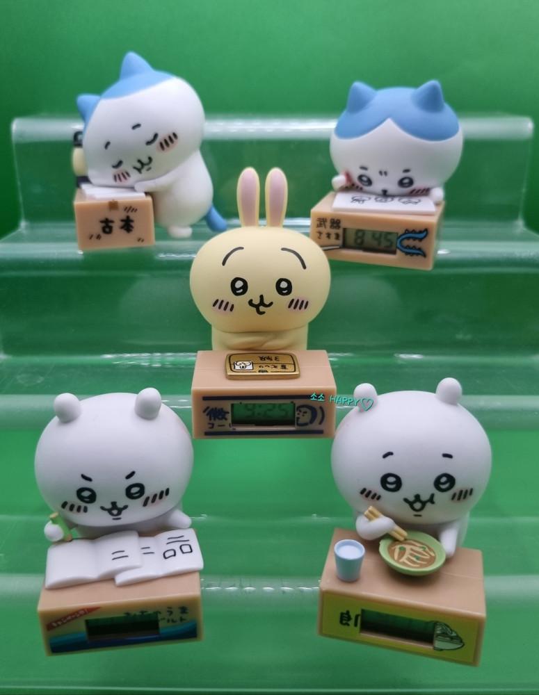 치이카와 시계 가챠 하치와레 우사기 피규어 캡슐토이
