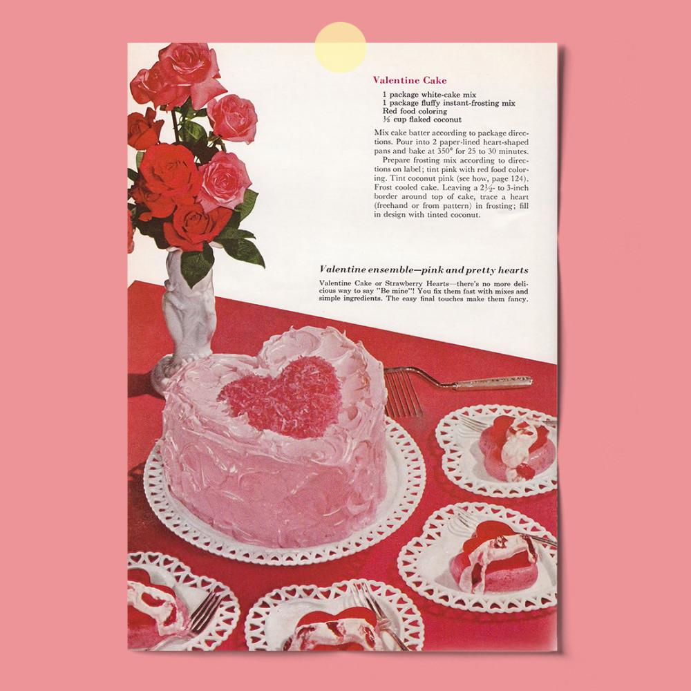 빈티지 케이크 포스터 디저트 레트로 키치 잡지 감성 매장 홈카페 인테리어 방꾸미기