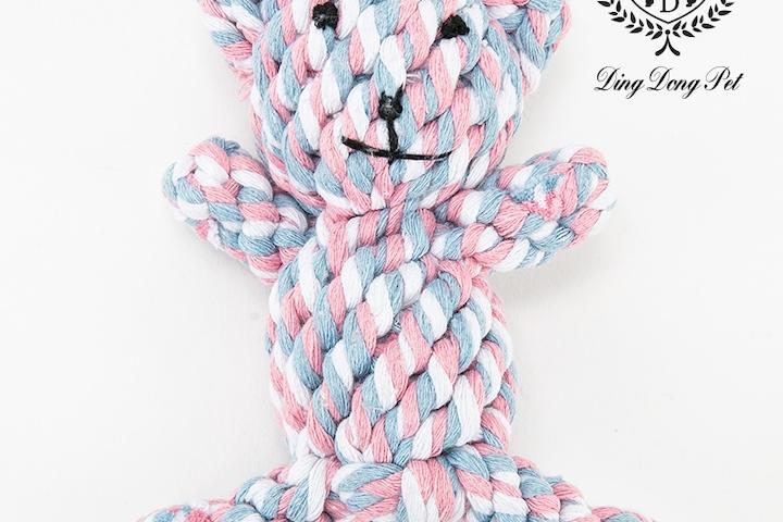 강아지 장난감 곰돌이 실타래