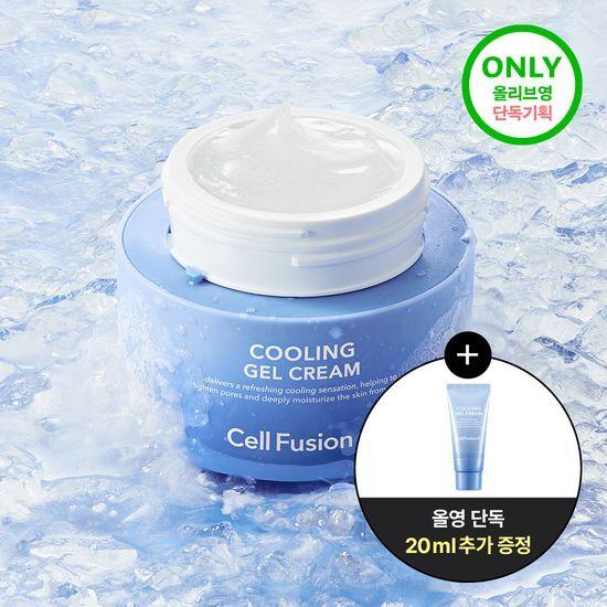 [아이스쿨링캡슐/쿨링수분크림] 셀퓨전씨 포스트 알파 쿨링 젤 크림 50ml+20ml 기획세트