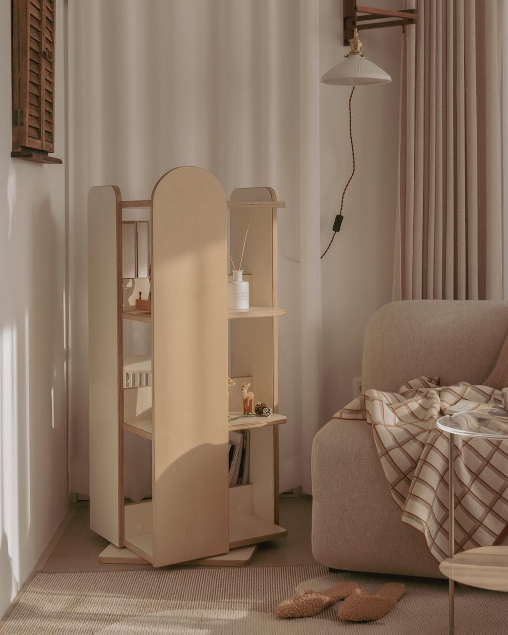 3단 4단 회전책장