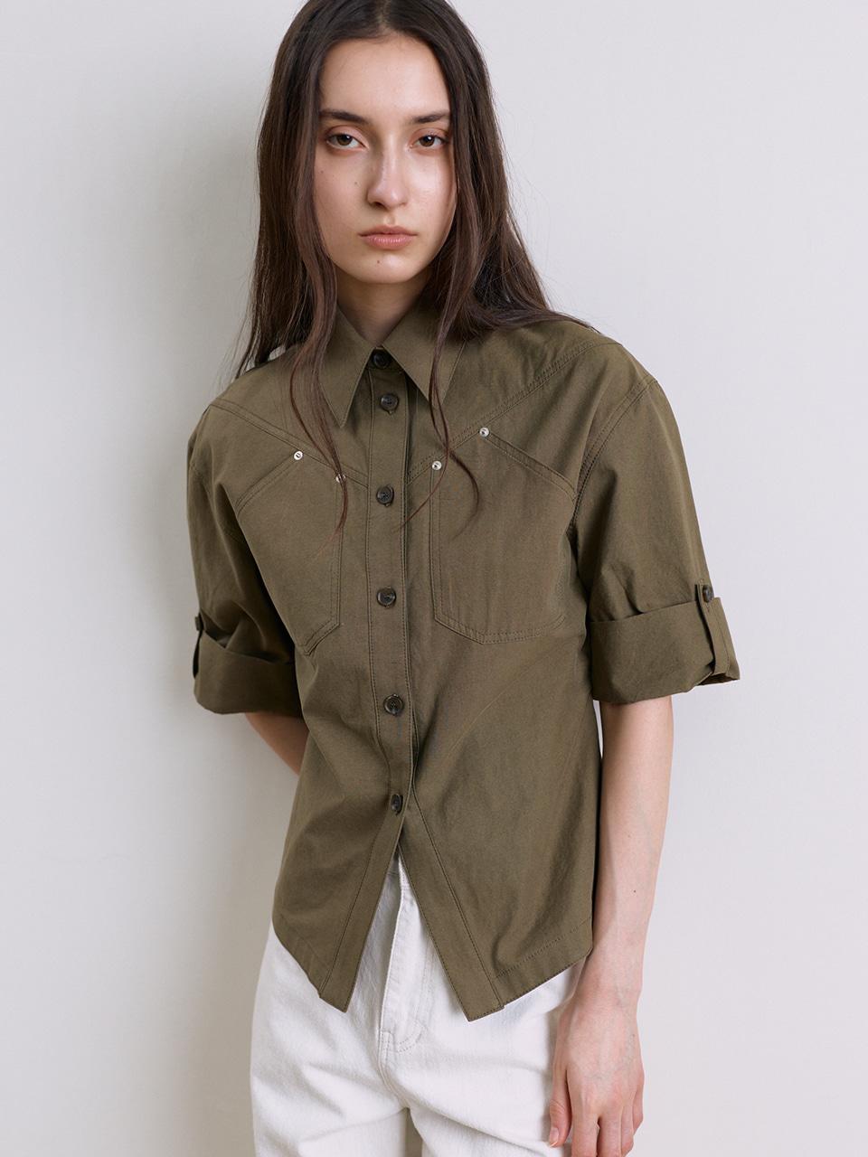NOOMI SHIRT, KHAKI