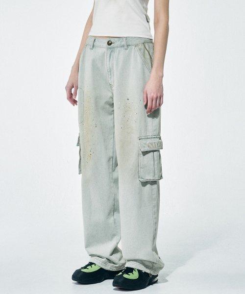 스컬프터(SCULPTOR)  Acid Cargo Jogger Pants Dirty Wash - 사이즈 & 후기 | 무신사