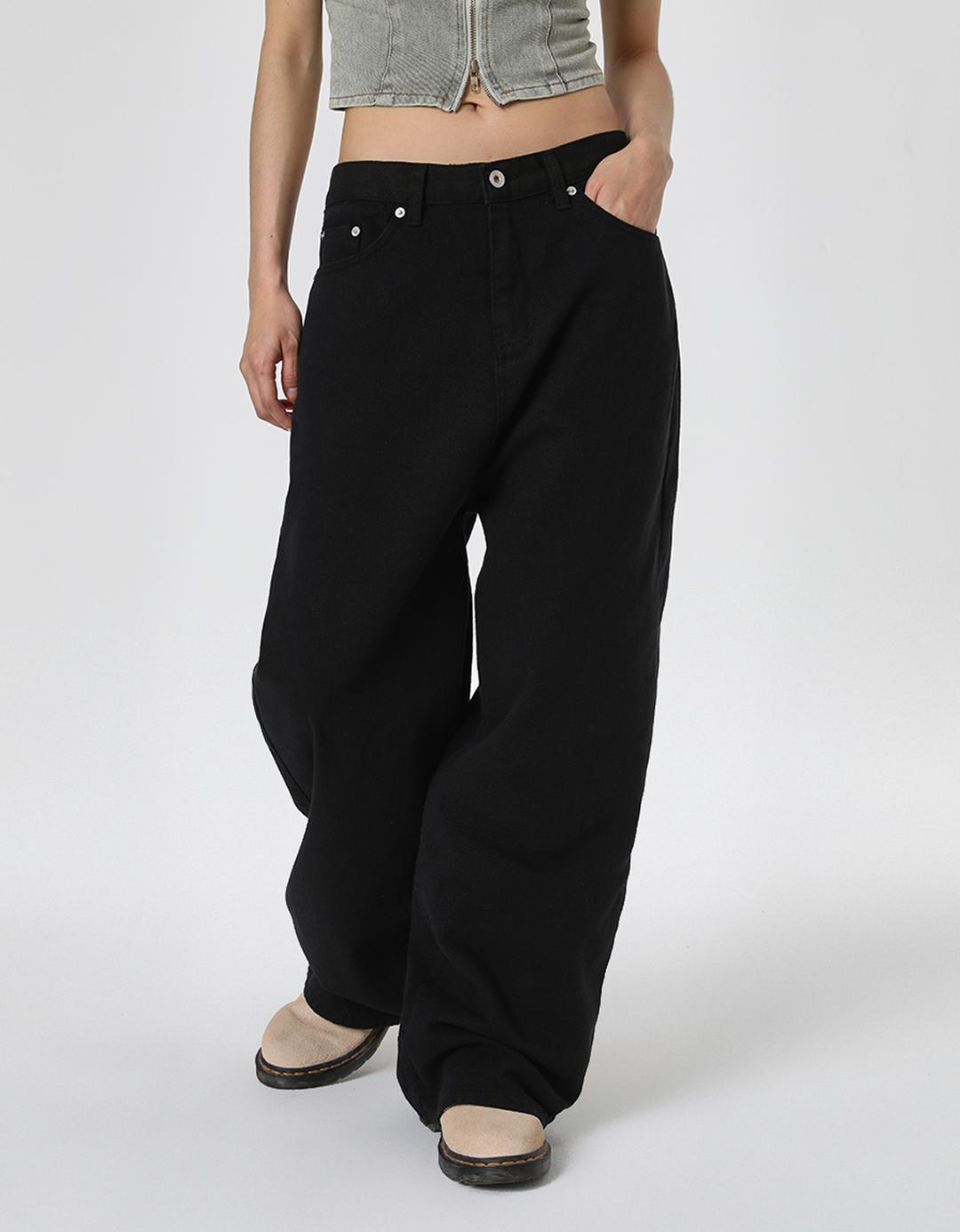 [1만장판매] (UNISEX) 미런 와이드 코튼팬츠