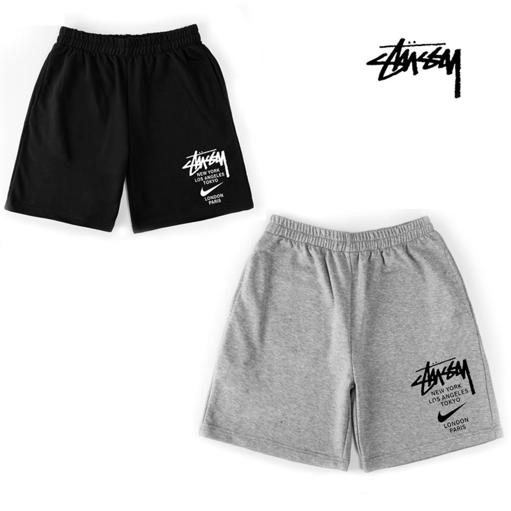 Stussy 나이키 x 스투시 나투시 남성 베이직 로고 트레이닝 쇼츠 반바지