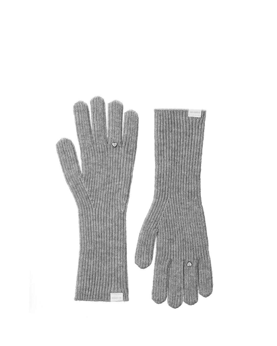 小物 STAND OIL Heart Ring Knit Glove Heart Ring Knit Glove · ハートリングニット手袋(オートミール