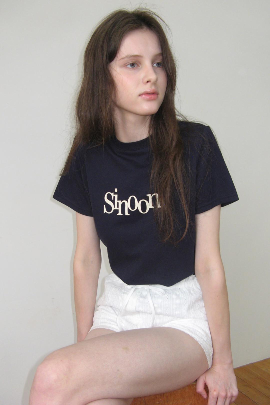 Sinoon Signature Logo T-Shirts (Navy)