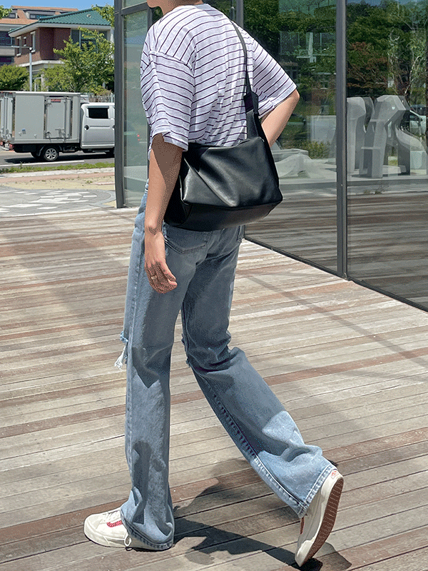 미니멀 벨트 데일리 크로스백 (3컬러)