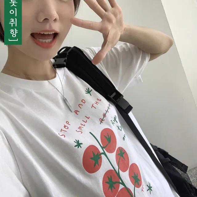 (자체제작)토마토 반팔티
