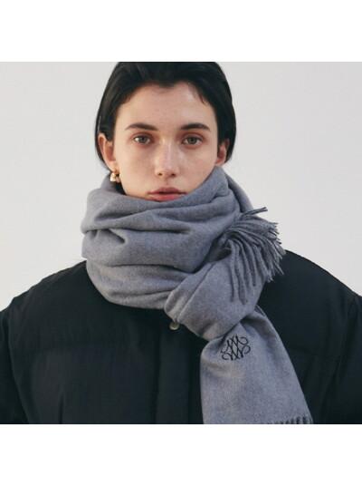 NICOLE PREMIUM MUFFLER_GRAY