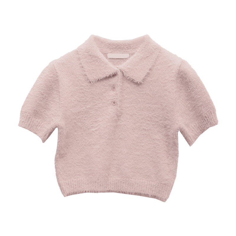 소프트캔디퍼 칼라반팔니트