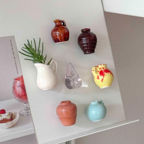 타이니팟 미니어처 화병 마그넷