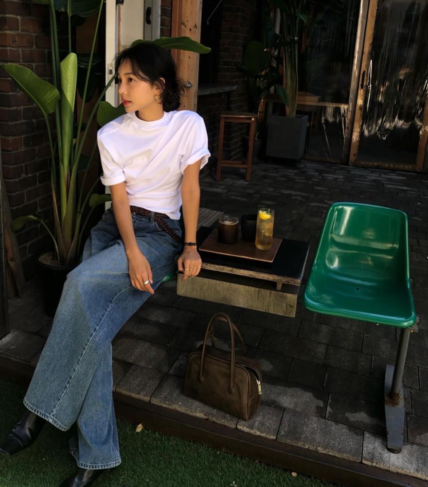 빌리브 라인 티셔츠 (2color)