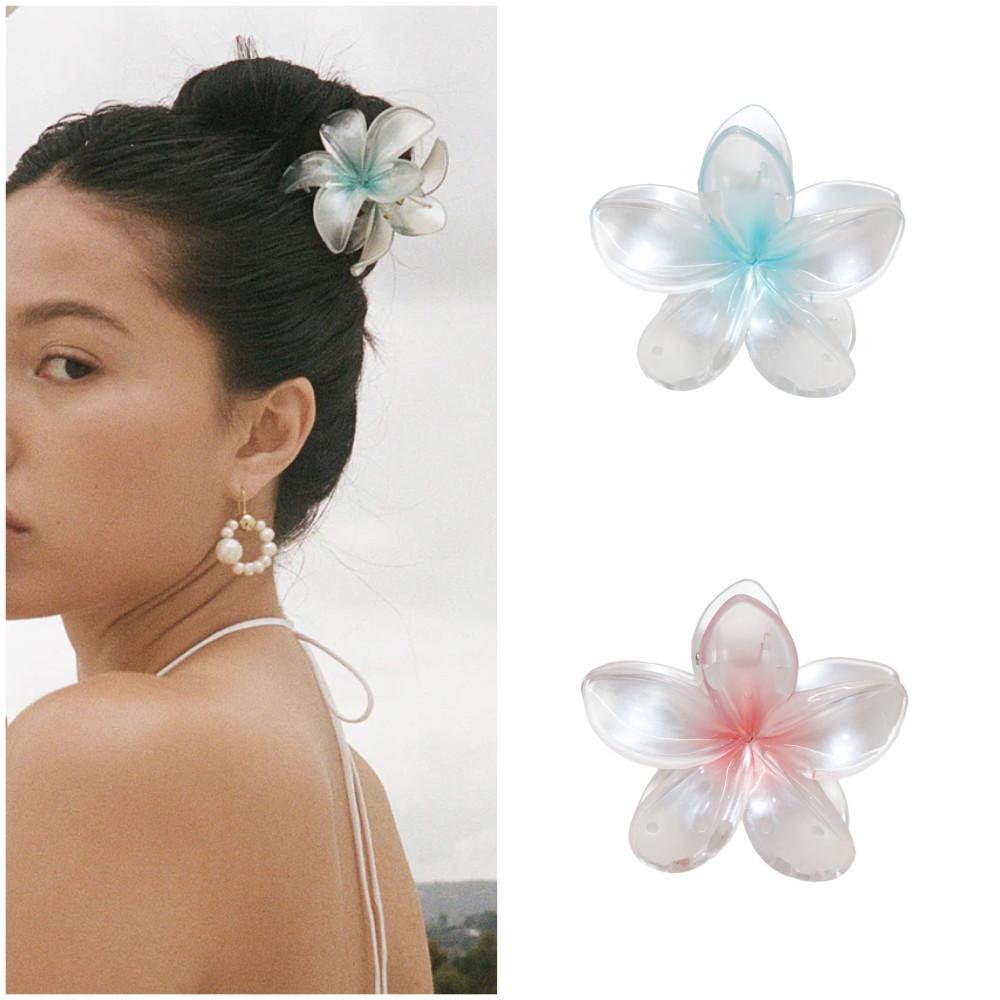 Emi Jay 에미제이 미국 헤어 클립 플루메리아 큰 집게핀 올림머리 청순한 머리핀