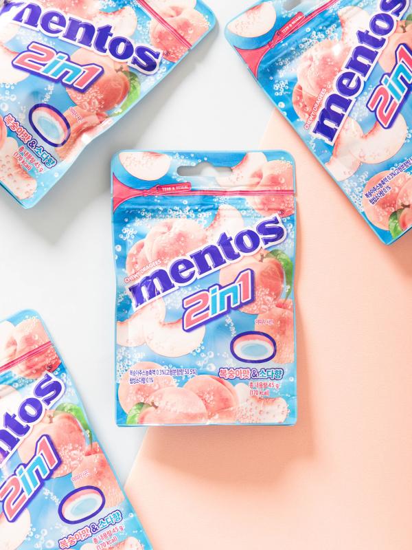 농심 멘토스 피치 소다 45 g