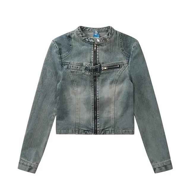 빈티지 워싱 데님 자켓