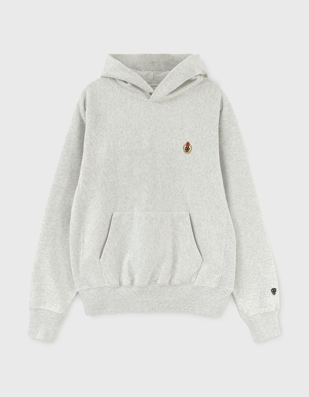 CREST 221 REVERSE HOODIE / M.Grey(1%)