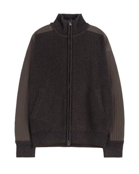 [HGBB STUDIO] YUKON ZIP-UP (CHOCOLATE BLACK)