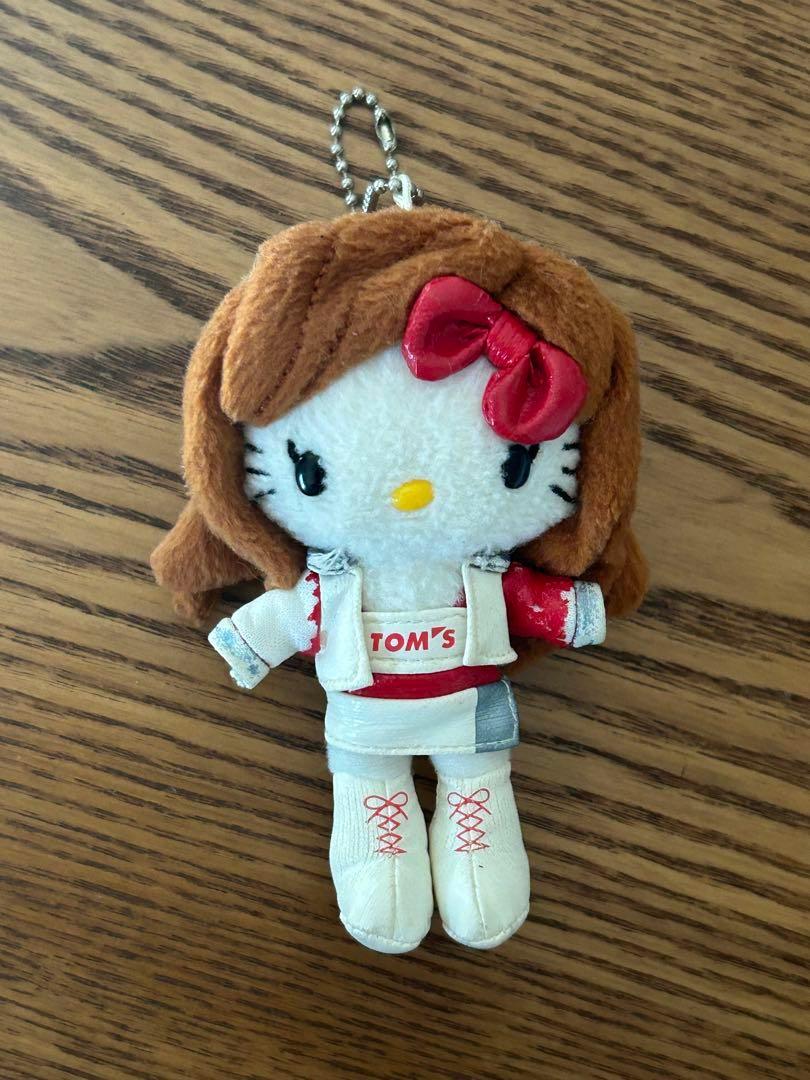 ハローキティ TOM'S マスコット ぬいぐるみ 当時物