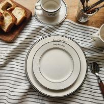 주문제작 각인 이니셜 영문 레터링_프렌치무드 플레이트