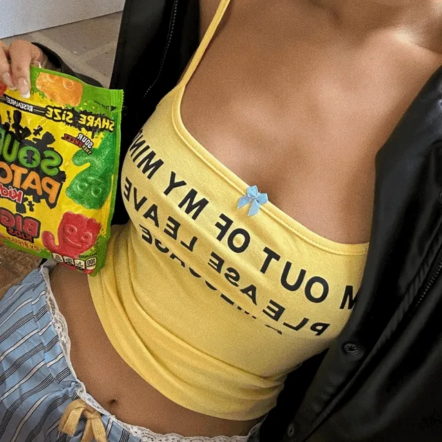 [9/5 출고] 레터링 리본 나시 (여름휴가 바캉스 휴양지룩)