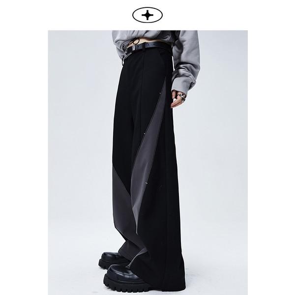 NAPLAB Wavy Two-Tone Slacks