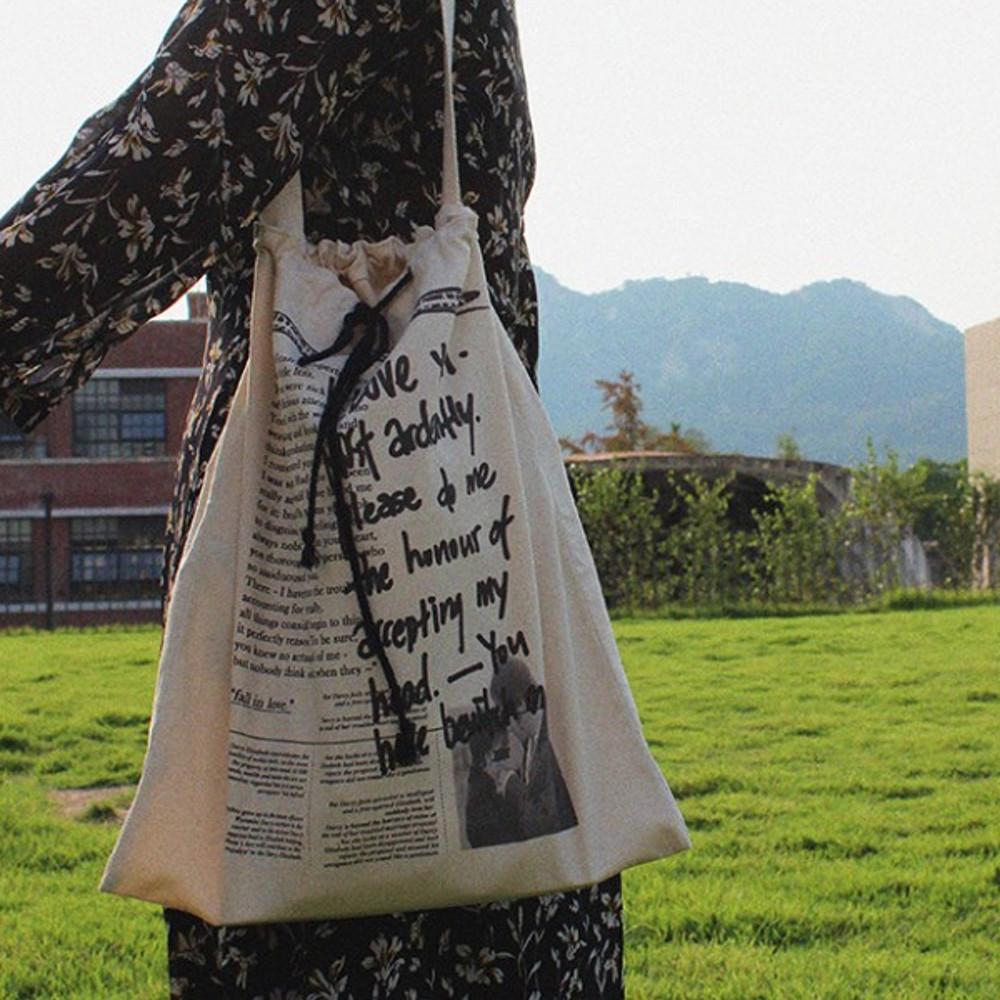 생긴대로만의 시그니처 가방 감성에코백 오만과 편견