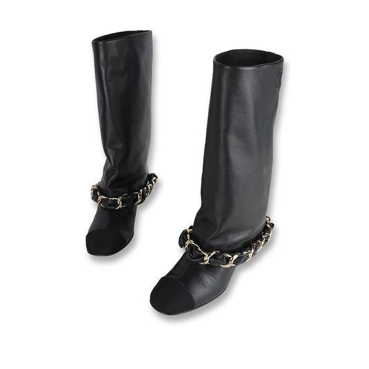 샤넬 25FW 프리컬렉션 하이 부츠 G46677