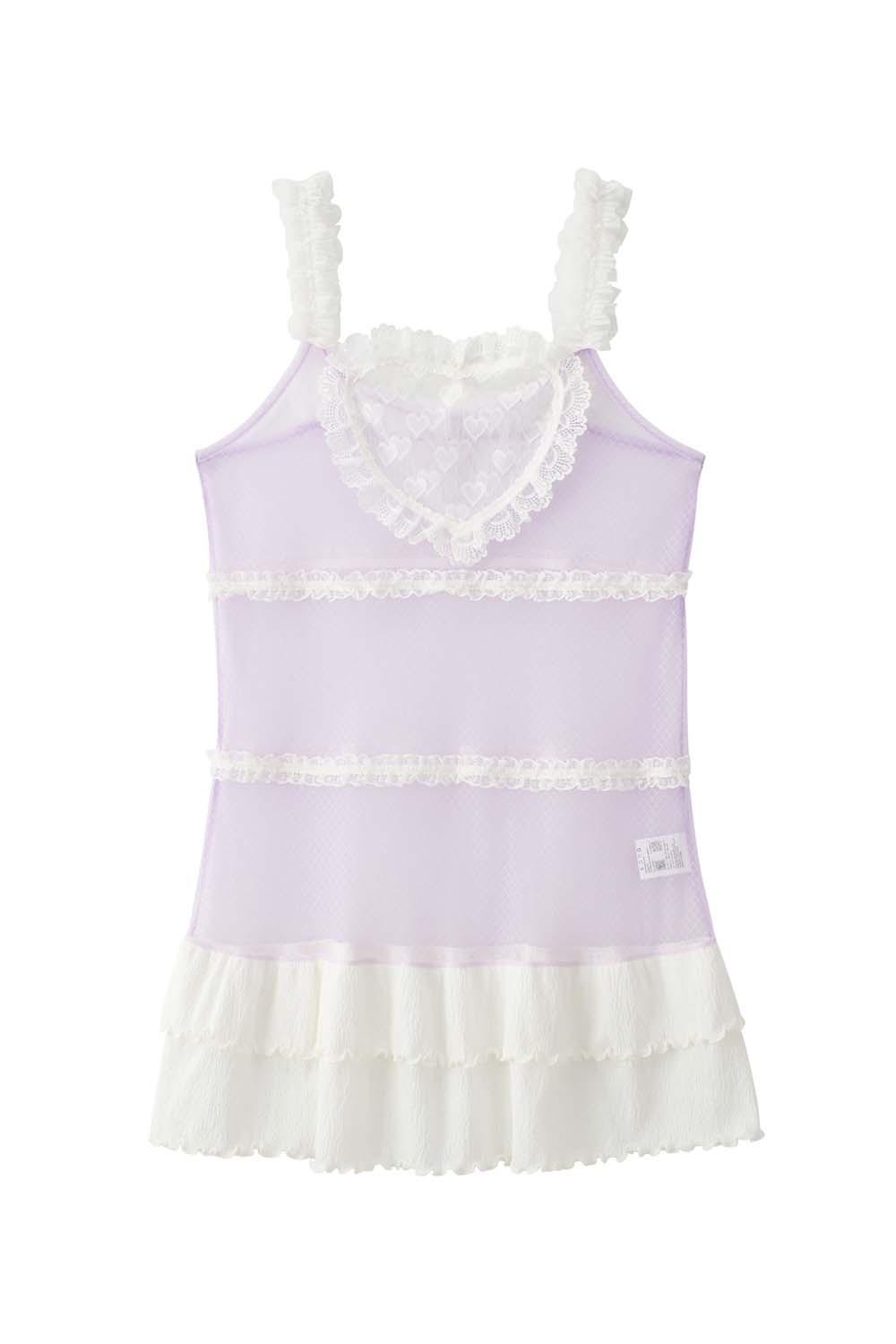 YBX SOUP Loli layered lace dress