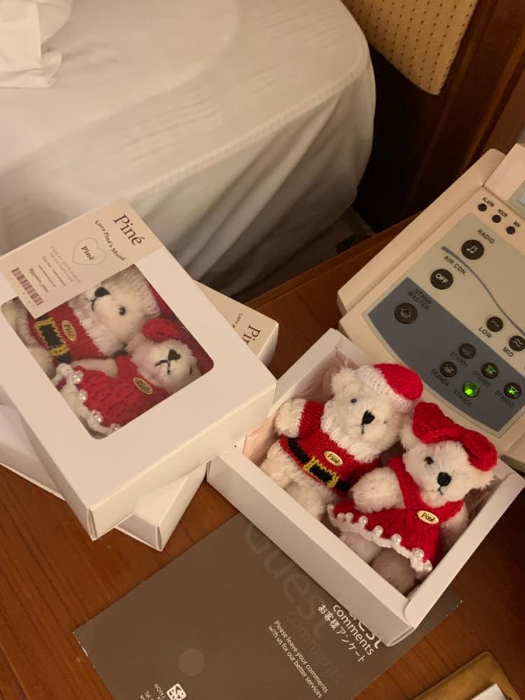 [한정] 크리스마스 폴라베어 세트 키링 12/16~ 단독 당일출고  _ 피네