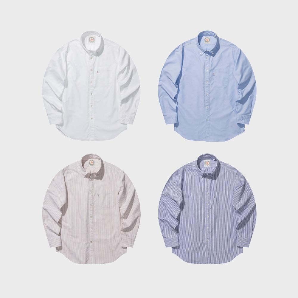 [스페셜오더]_[레귤러] X-300 Supima Oxford Shirt (4color)