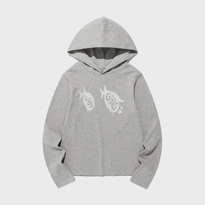 GIRL GANG EYE LOGO HOODIE_GREY(NG2FFFT556A)