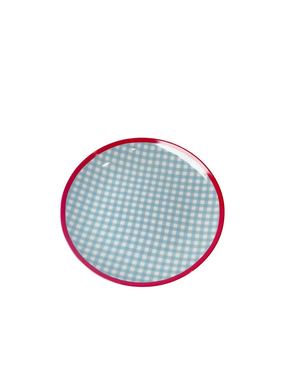 Red Point Pattern Plate